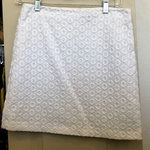 White Eyelet Skirt